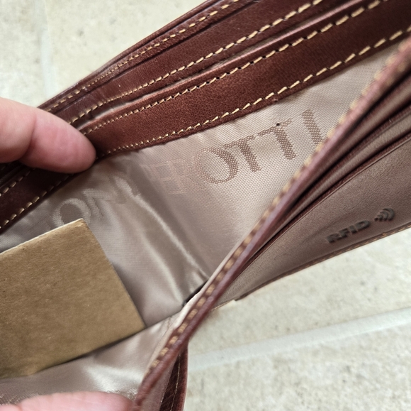 Tony Peroth Wallet Leather Italy Quality Dad Gift Brown RFID - Picture 7 of 13